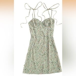 Floral Print Strappy Dress